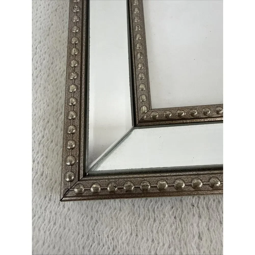 Vintage Mirror Trim Glass Picture Frame 5x7 EUC